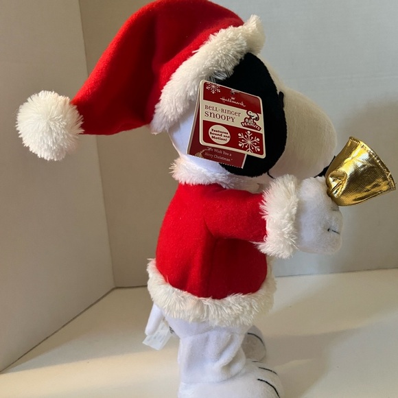 Hallmark Snoopy Bell-Ringer Plush in Red and White - Picture 9 of 10